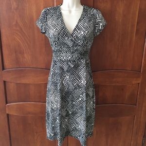 Ann Taylor Black and White Dress